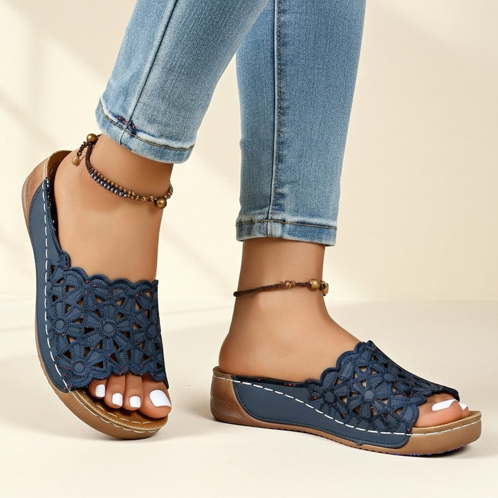 SANDALIAS DE CUERO FLOWERS™ | EDICION LIMITADA