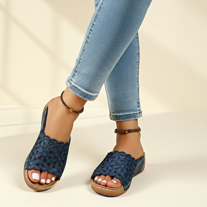 SANDALIAS DE CUERO FLOWERS™ | EDICION LIMITADA